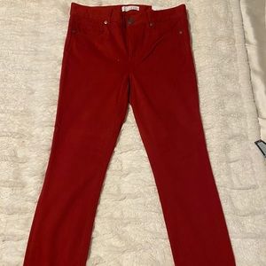 NWT Loft Red Legging Jeans - Size 2